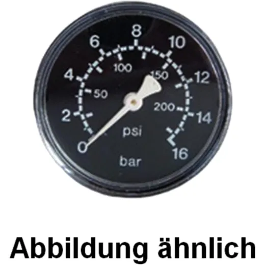 MANOMETER 25 BAR G1/4 REAR for: Motorcycles