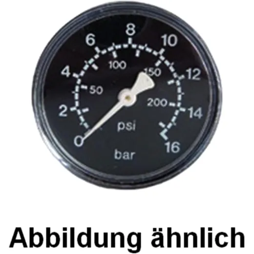 Pressure Gauge 0-16 bar for Regulators