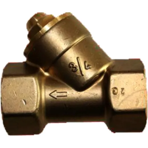 Check Valve 3/4" - Brass Design with Angle Seat