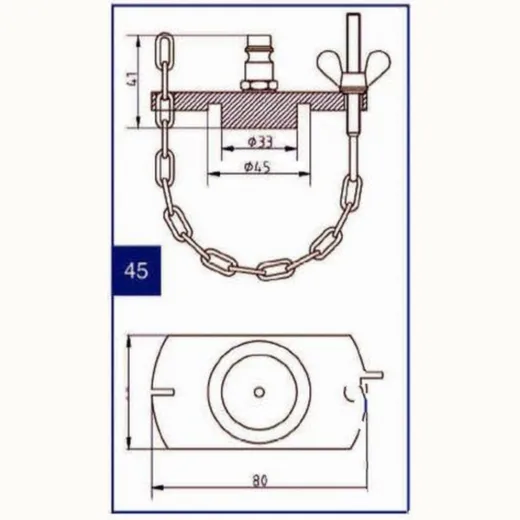 Anschlussdeckel NR.45