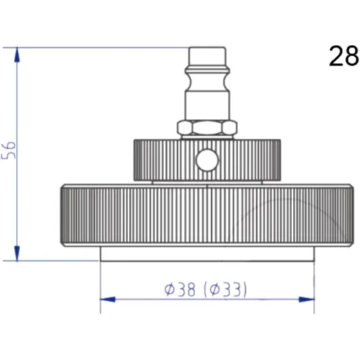 Connector Cover NR.28 for Brake Filling and Bleeding Devices