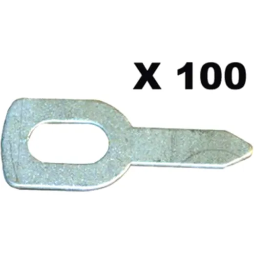 GYS straight welding eyes - 100 pieces for bodywork repair tools