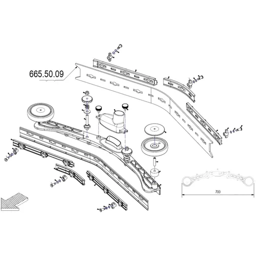 SQUEEGEE REAR for JMP Rex 510