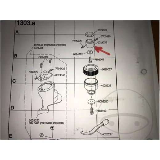Buchse für Schnellwechselvorrichtung Monty MONTAGEKOPF 0024332