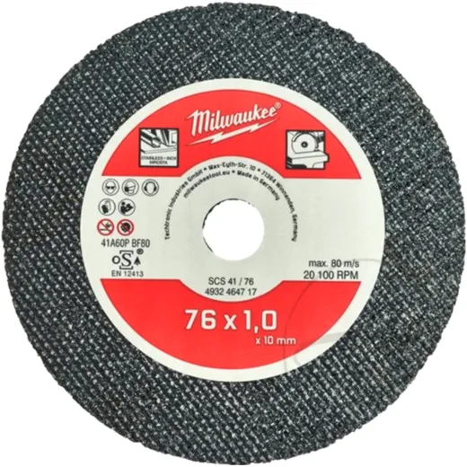 Cutting disk 76x1x10 metall