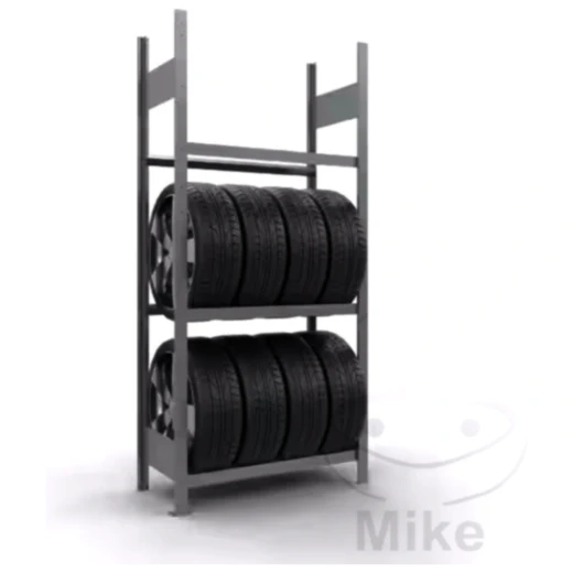 Tyre Rack with 3 Levels, Galvanized_0