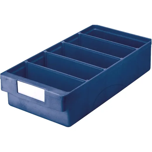 KUNSTSTOFFKASTEN für Kleinteile blau 400x186 mm