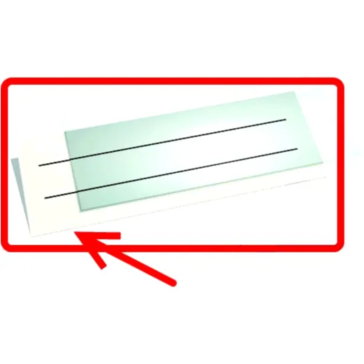 Universal Label Card 79 x 27 mm for Accessories