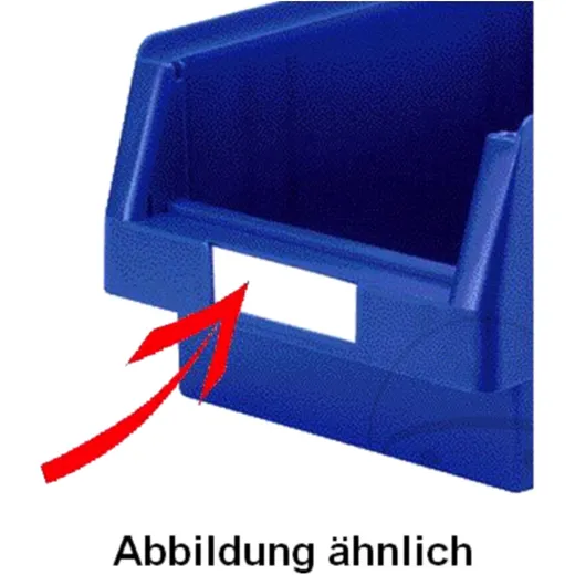 Etikett für Lagerkästen 24 Stück 83x27mm