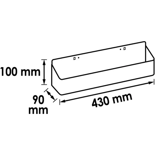Dosenhalter 430X90 mm_1