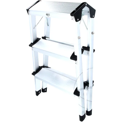 Double-Sided Aluminum Step Ladder for Heavy Vehicles_1