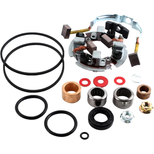Starter motor repair kit ARROWHEAD with holder for: Honda CBR, CB, XL, Kawasaki VN, W