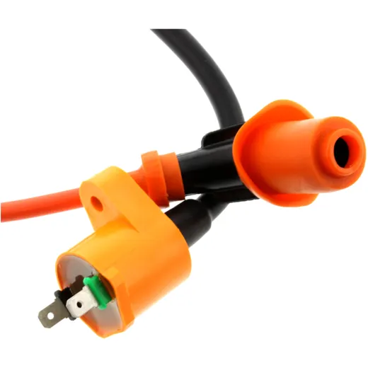 Zündspule mit Zündkerzenstecker JMP High Power passend für: Peugeot Speedfight, Ludix, Vivacity