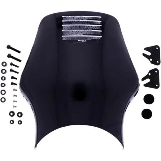 Windshield naked PUIG black for: Honda CB, CBF, NTV, BMW R, G