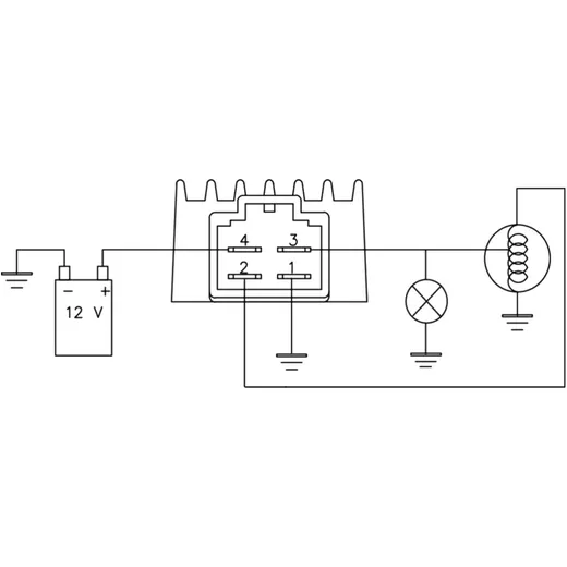 Regulator/rectifier for: SYM Symphony, Jet4, Orbit II, Honda SH