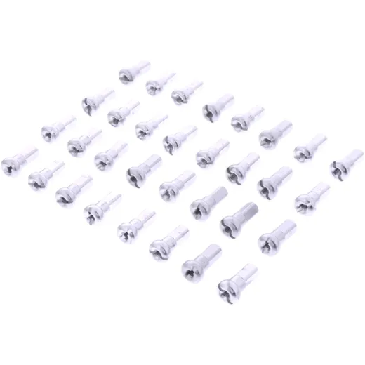Spoke nipple kit front 32 piece aluminium silver for: Honda CRF, CR, Husqvarna TC, FE, FC, TE