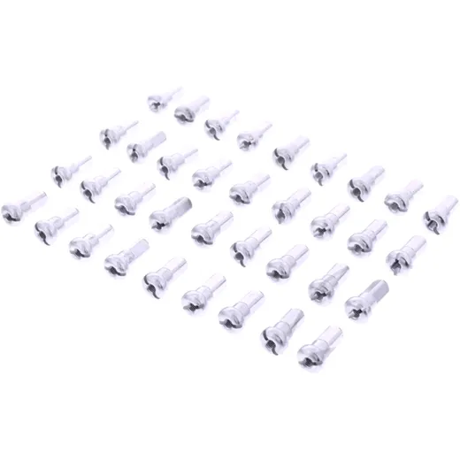 Spoke nipple kit rear 36 piece aluminium silver for: KTM SX, EXC, Honda CRF, CR