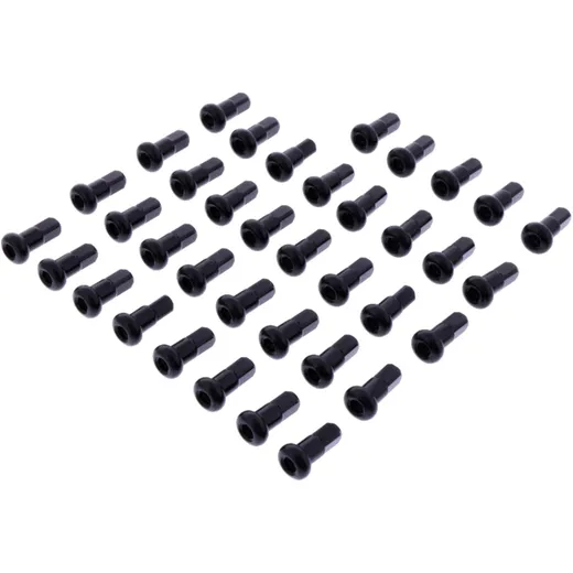 Spoke nipple kit rear 36 piece aluminium black for: KTM SX, EXC, Honda CRF, CR