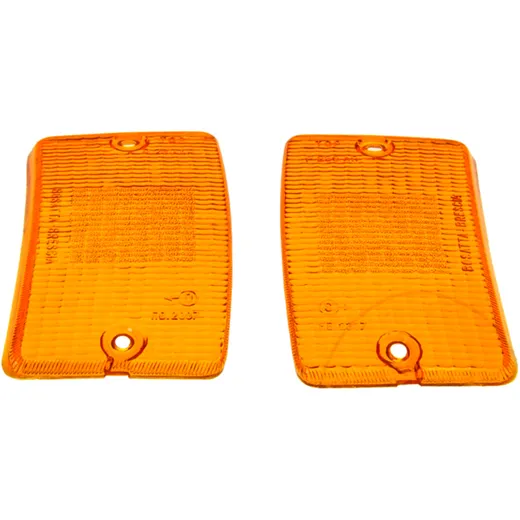 Indicator lens orange pair for: Vespa PK, FL2, FL
