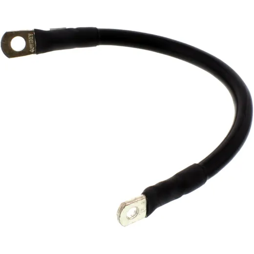 Batteriekabel Schwarz 250 mm für Motorräder