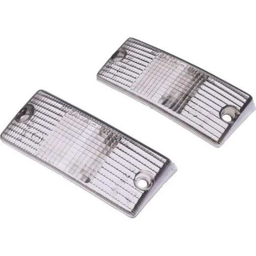Indicator glass front white