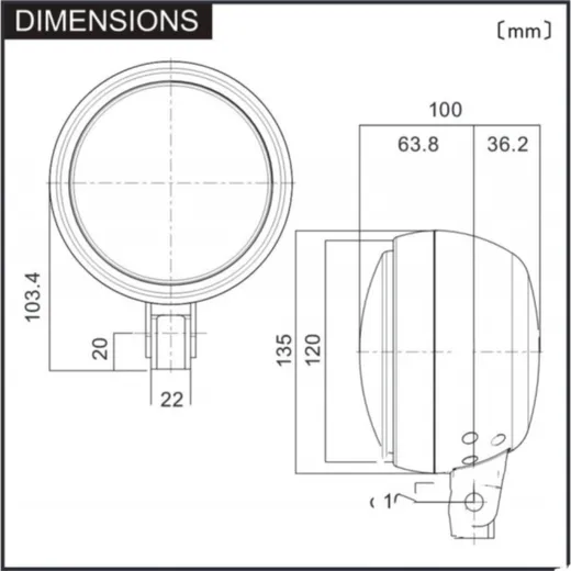 Headlight led 4 3/4 daytona for lh & rh trafic_2