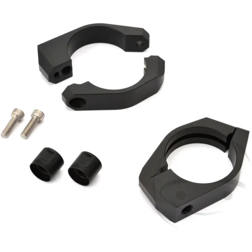 Schelle Daytona 43 mm Aluminium schwarz für Motorräder