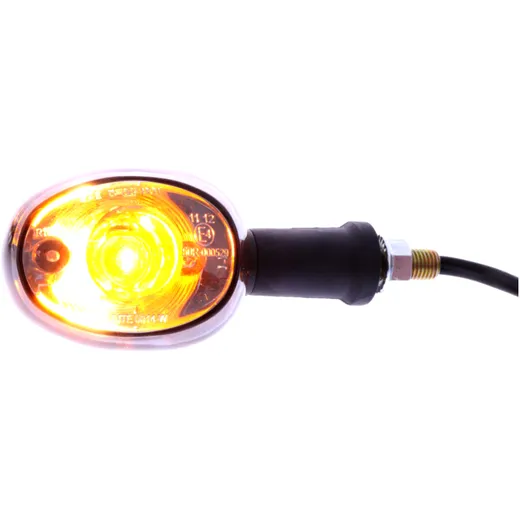 Blinker Daytona schwarz mit Klarglas_0