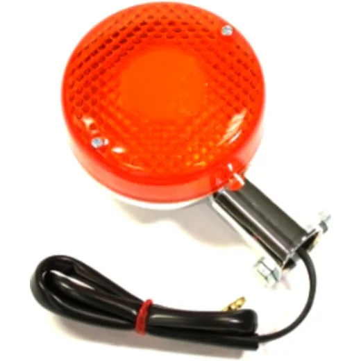 Indicator with Chrome Housing for Motorcycles