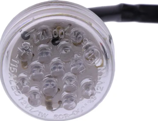 LED Rear Light Clear Glass for Motorcycles
