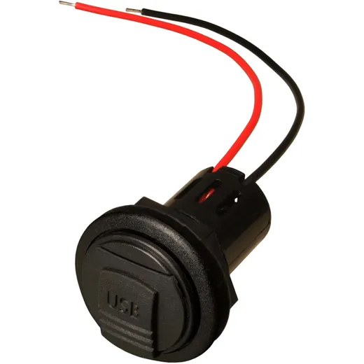Einbausteckdose Power USB für Motorräder