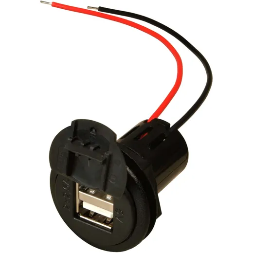 Einbausteckdose Power USB für Motorräder_0