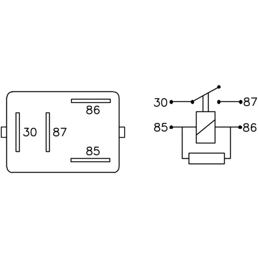 Starter motor relay alternative: 7060898/1080621 for: Honda NSC
