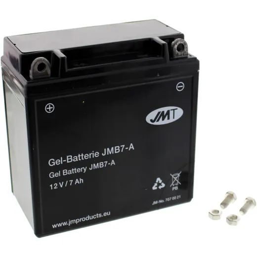 Batterie Motorrad YB7 - A Gel JMT Alternative: 7070592 3505 passend für: Vespa PK