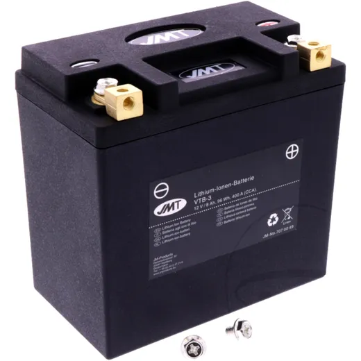 Batterie Motorrad VTB - 3 V - Twin JMT Lithium - Ionen Alternative: 7074654 passend für: Buell R, CR