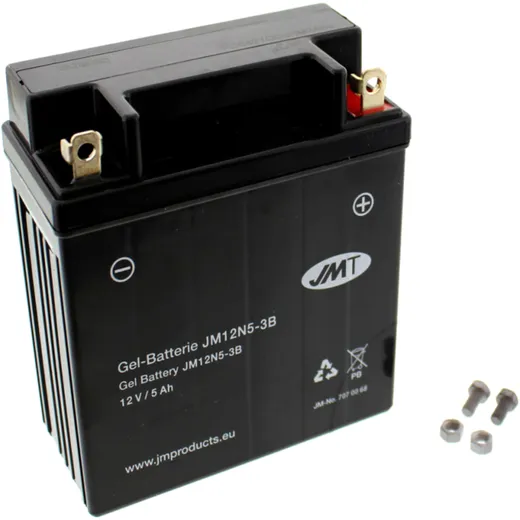 Batterie Motorrad 12N5 - 3B Gel JMT Alternative: 7078157 3158 passend für: Simson S 51