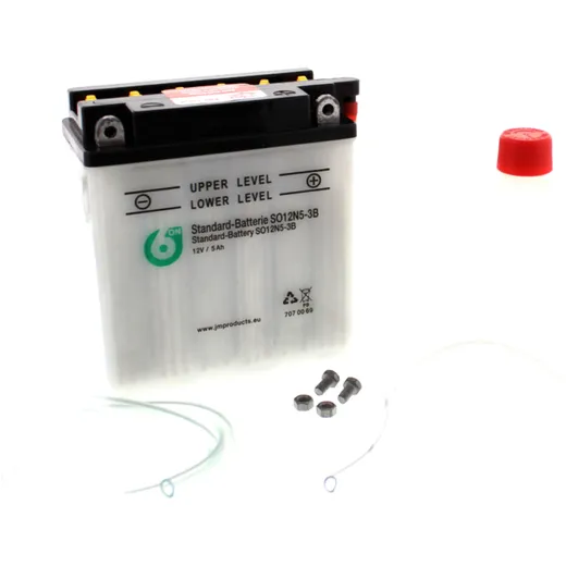 Batterie Motorrad 12N5 - 3B 6ON Alternative: 7073158 passend für: Simson S 51