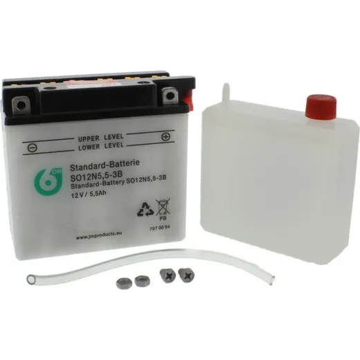 Motorradbatterie 12N5.5-3B 6ON
