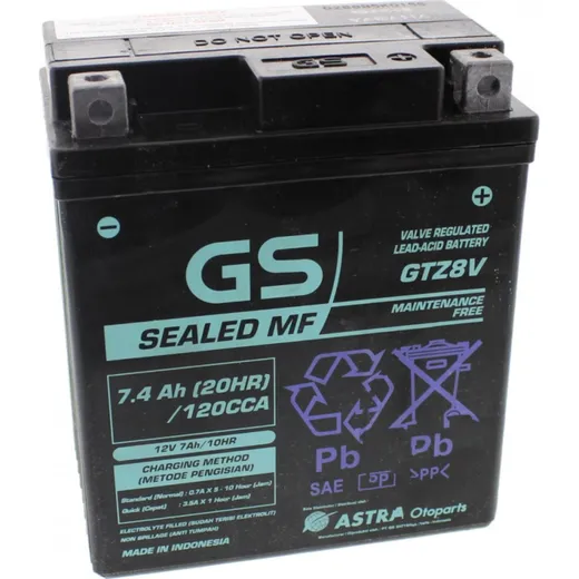 Motorcycle Battery YTZ8V WET ID