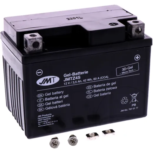 Battery motorcycle ytz4V gel JMT for: Honda CRF