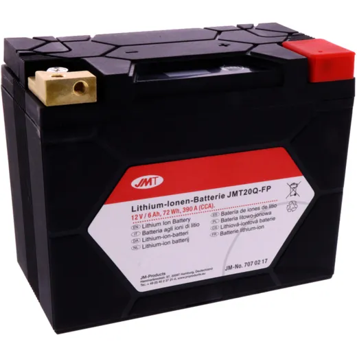 Battery motorcycle jmt20Q - fp JMT lithium ion with charge indicator for: CAN - AM Outlander, Renegade, Commander