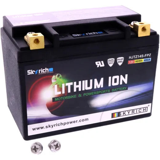 Batterie Motorrad HJTZ14S - FPZ Skyrich Lithium - Ionen passend für: Honda NC, VT, VFR