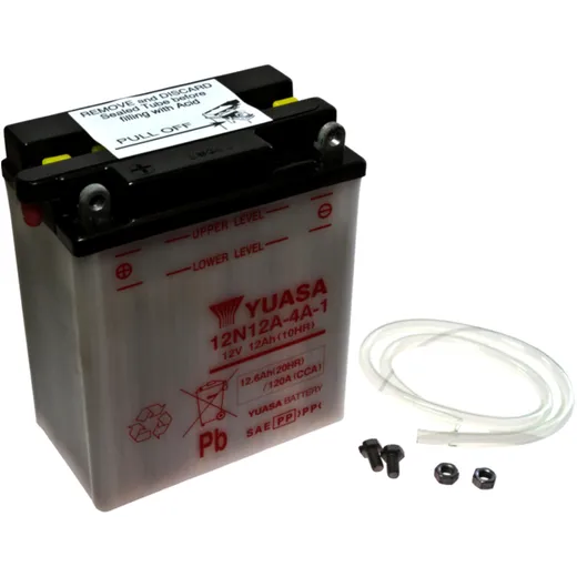 Batterie Motorrad 12N12A - 4A - 1 Yuasa passend für: Honda CB, VF, CBX