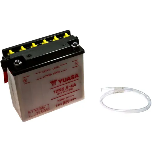 Battery 12N5. 5 - 4A YUASA acid pack separate for: Kawasaki KH, S1, H2, S2