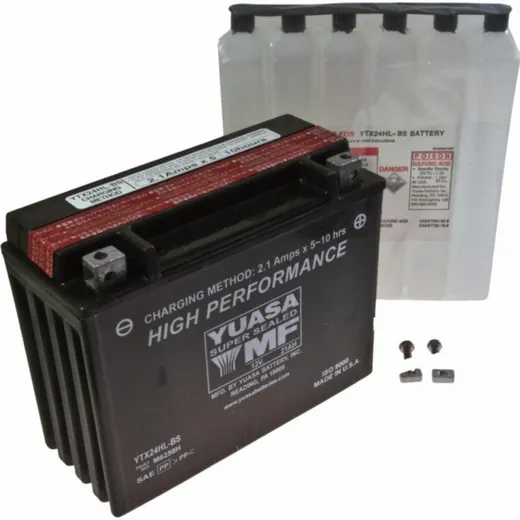 Motorcycle Battery YTX24HL-BS YUASA