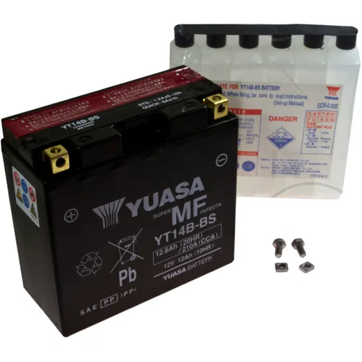 Wartungsfreie Yuasa Motorrad-Batterie YT14B-BS