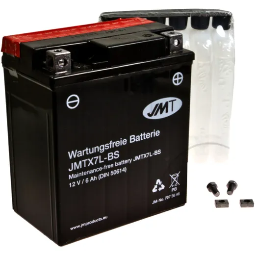 Batterie Motorrad YTX7L - BS JMT Alternative: 7070378 3927 passend für: Honda CB, CBF, SH
