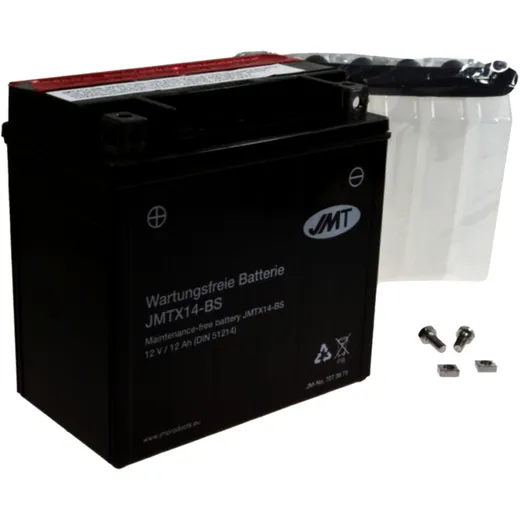 Batterie Motorrad YTX14 - BS JMT Alternative: 7070709 3950 passend für: BMW R, F (800, 650, 700), C, K