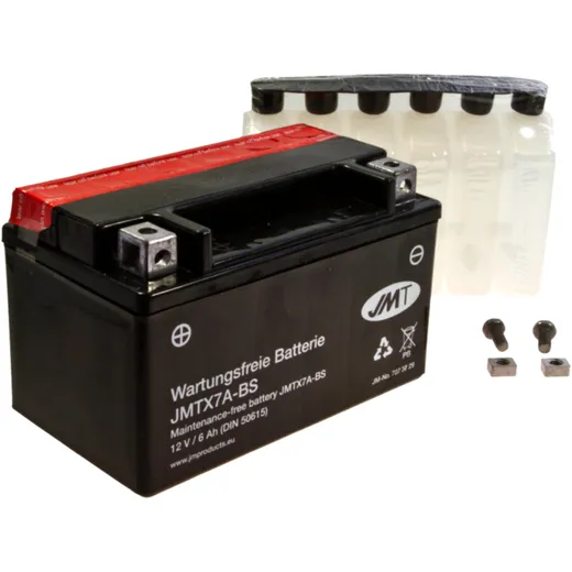 Batterie Motorrad YTX7A - BS JMT Alternative: 7070766 4206 passend für: SYM Symphony, Jet14, Jet4