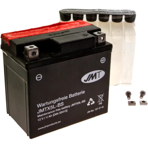 Batterie Motorrad YTX5L - BS JMT Alternative: 7070857 3968 passend für: Beta RR, Alp, Urban